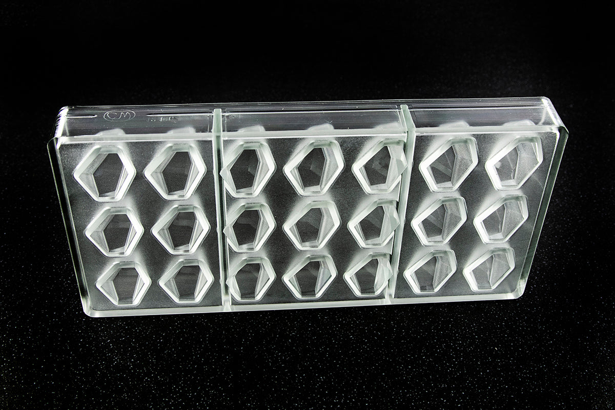 CW12100 - Chocolate World - "The Crystal" Chocolate Polycarbonate Mould