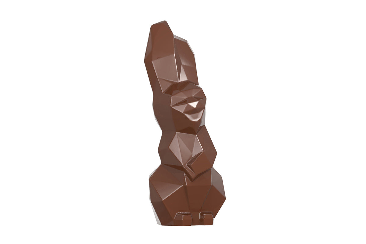 CW12101 - Chocolate World - Laughing Hare Origami Polycarbonate Mould