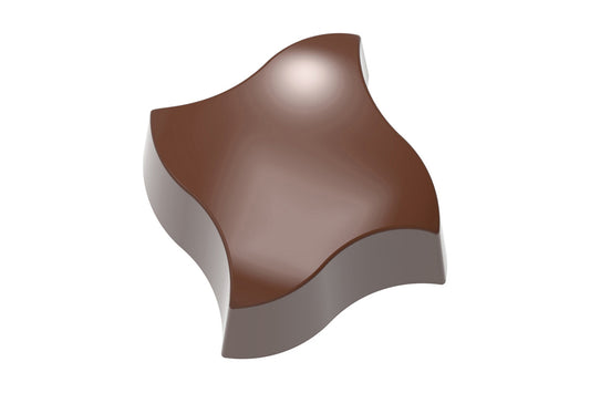 CW12106 - Chocolate World -Dancing Square Polycarbonate Mould