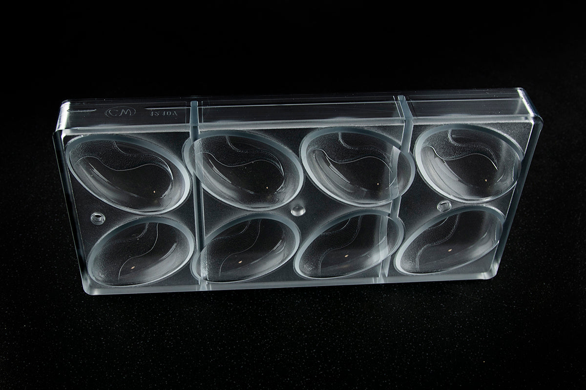 CW12107 - Chocolate World - Egg With Flame Design Polycarbonate Mould