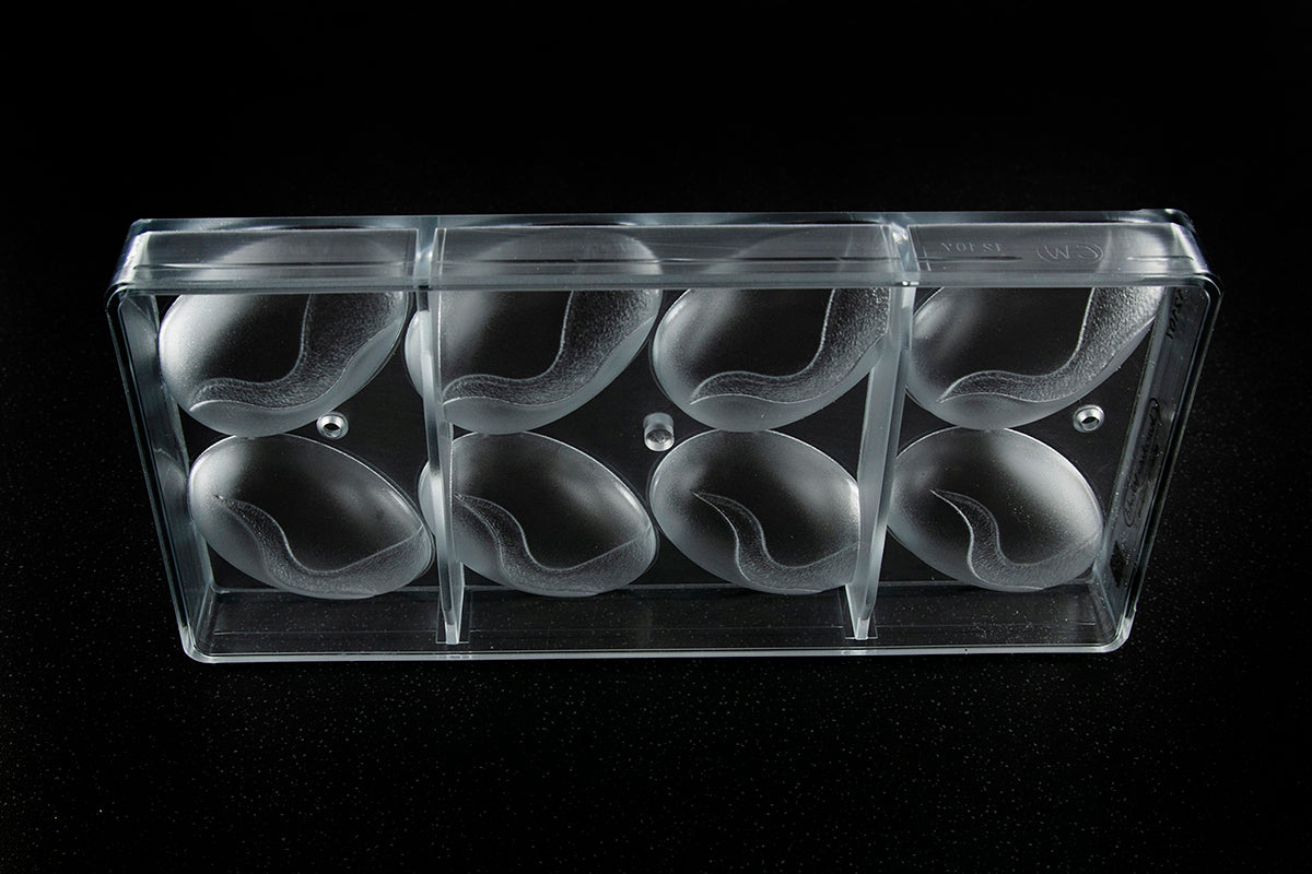 CW12107 - Chocolate World - Egg With Flame Design Polycarbonate Mould