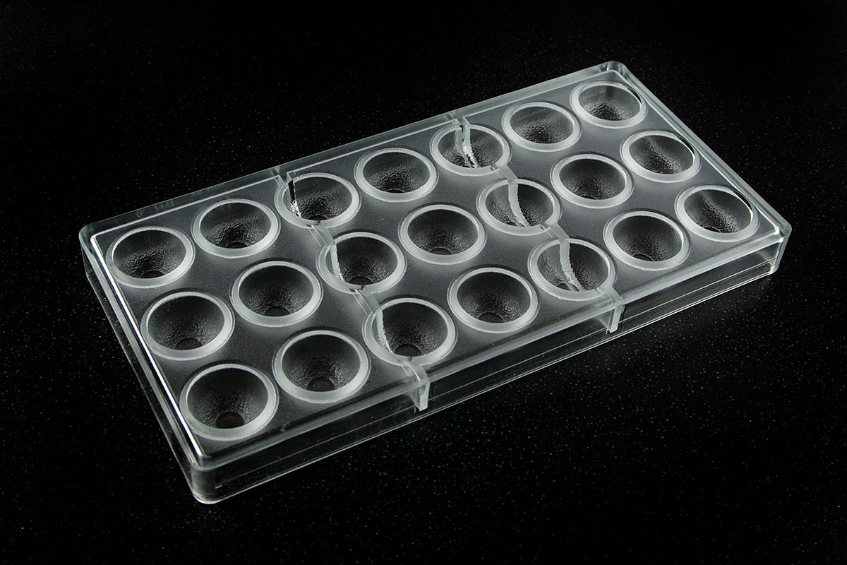 CW12109 - Chocolate World - Dome With Structure Polycarbonate Mould