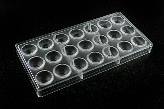 CW12109 - Chocolate World - Dome With Structure Polycarbonate Mould