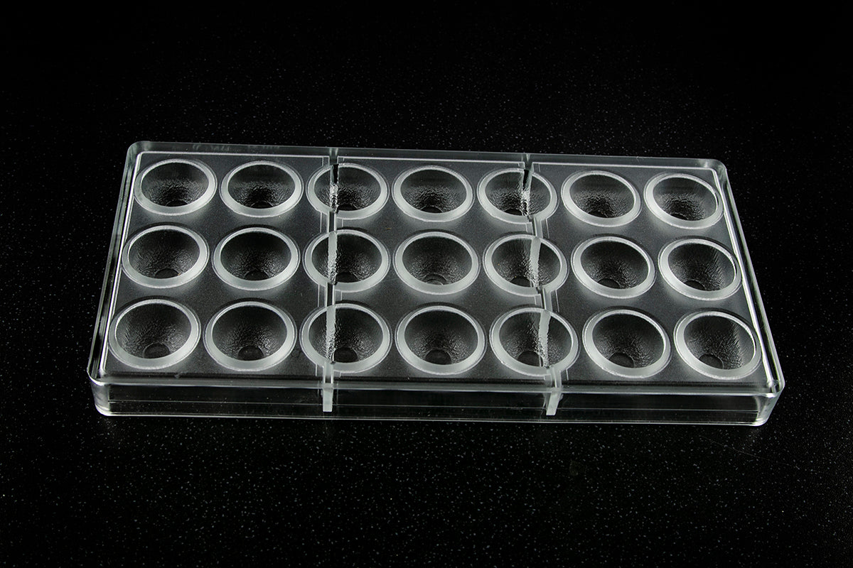 CW12109 - Chocolate World - Dome With Structure Polycarbonate Mould
