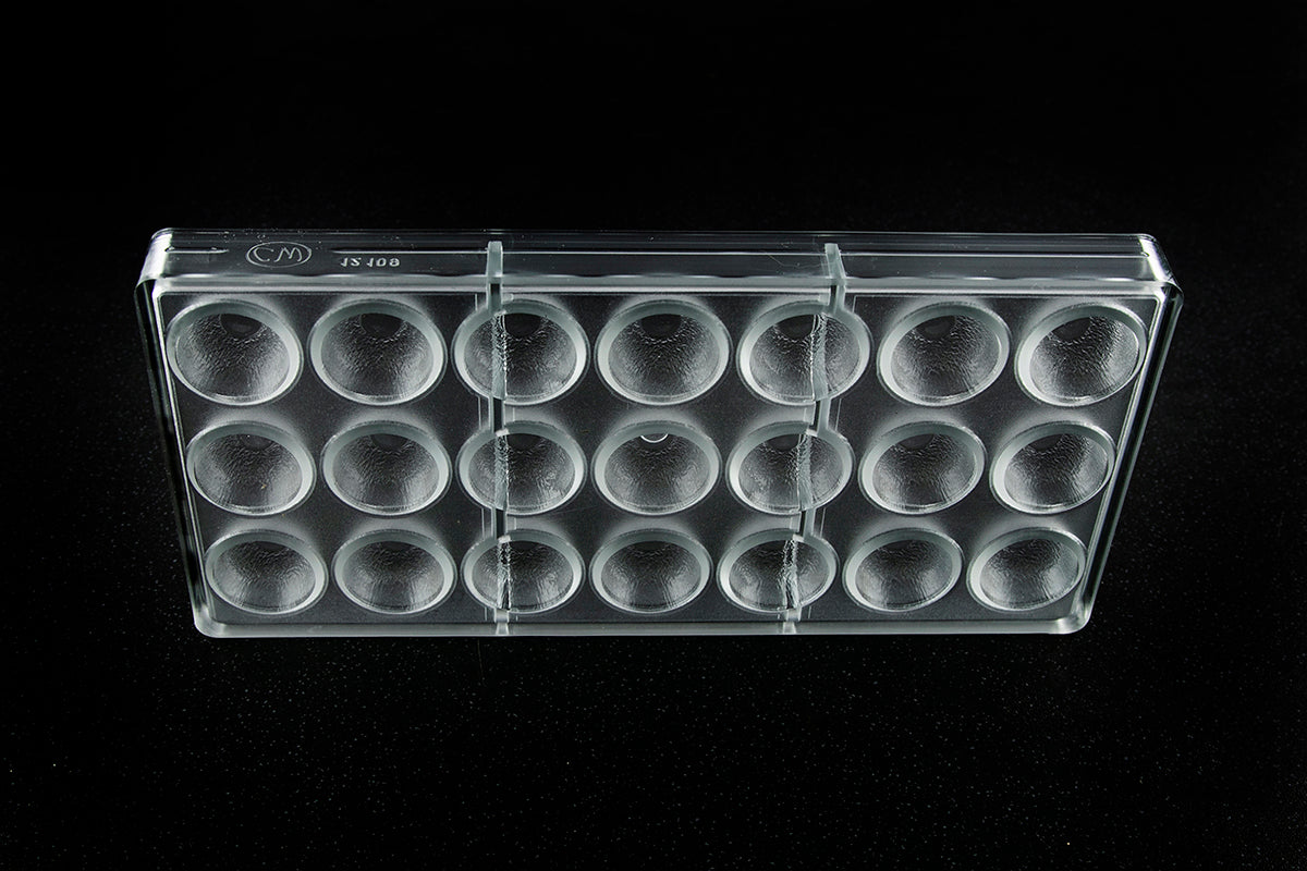 CW12109 - Chocolate World - Dome With Structure Polycarbonate Mould