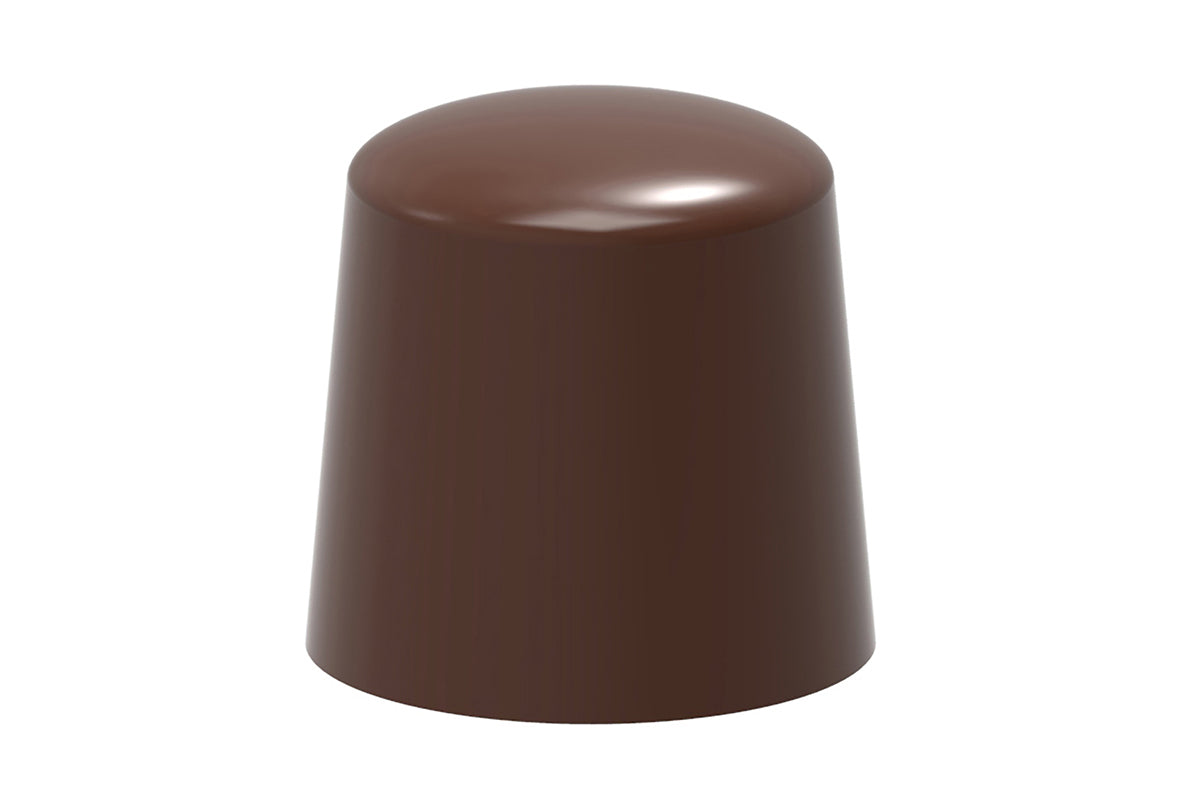 CW12114 - Chocolate World - Chocolate Rounded Cylinder Polycarbonate Mould