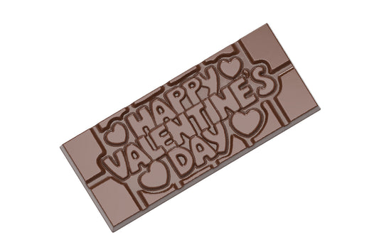 CW12123 - Chocolate World - Happy Valentines Tablet Polycarbonate Mould