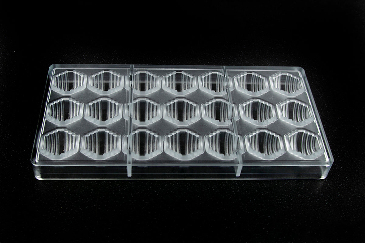 CW12124 - Chocolate World - Tourage - Dutch Pastry Team Polycarbonate Mould