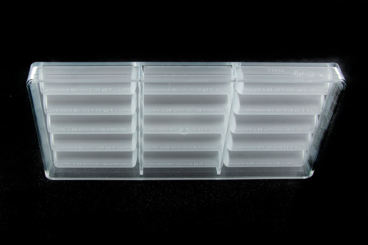 CW12127 - Chocolate World - Small Bar Twisted Thing Polycarbonate Mould