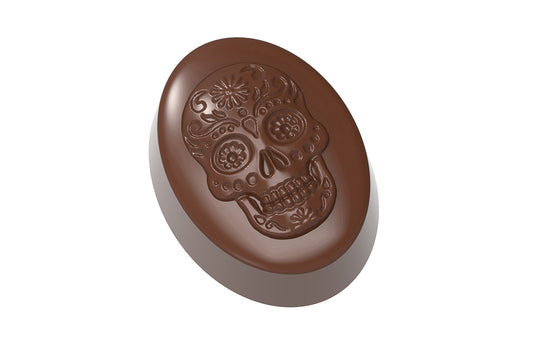 CW12135 - Chocolate World - Mold Día De Los Muertos Polycarbonate Mould