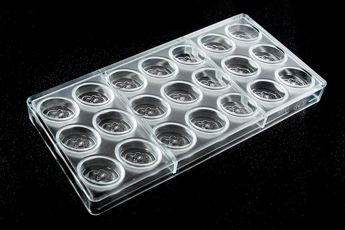 CW12135 - Chocolate World - Mold Día De Los Muertos Polycarbonate Mould