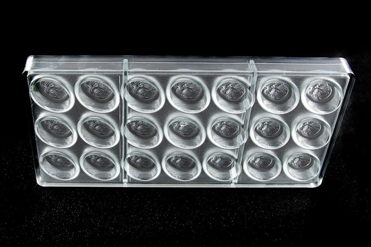 CW12135 - Chocolate World - Mold Día De Los Muertos Polycarbonate Mould