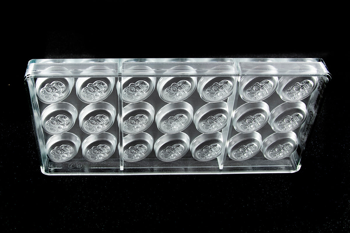 CW12135 - Chocolate World - Mold Día De Los Muertos Polycarbonate Mould