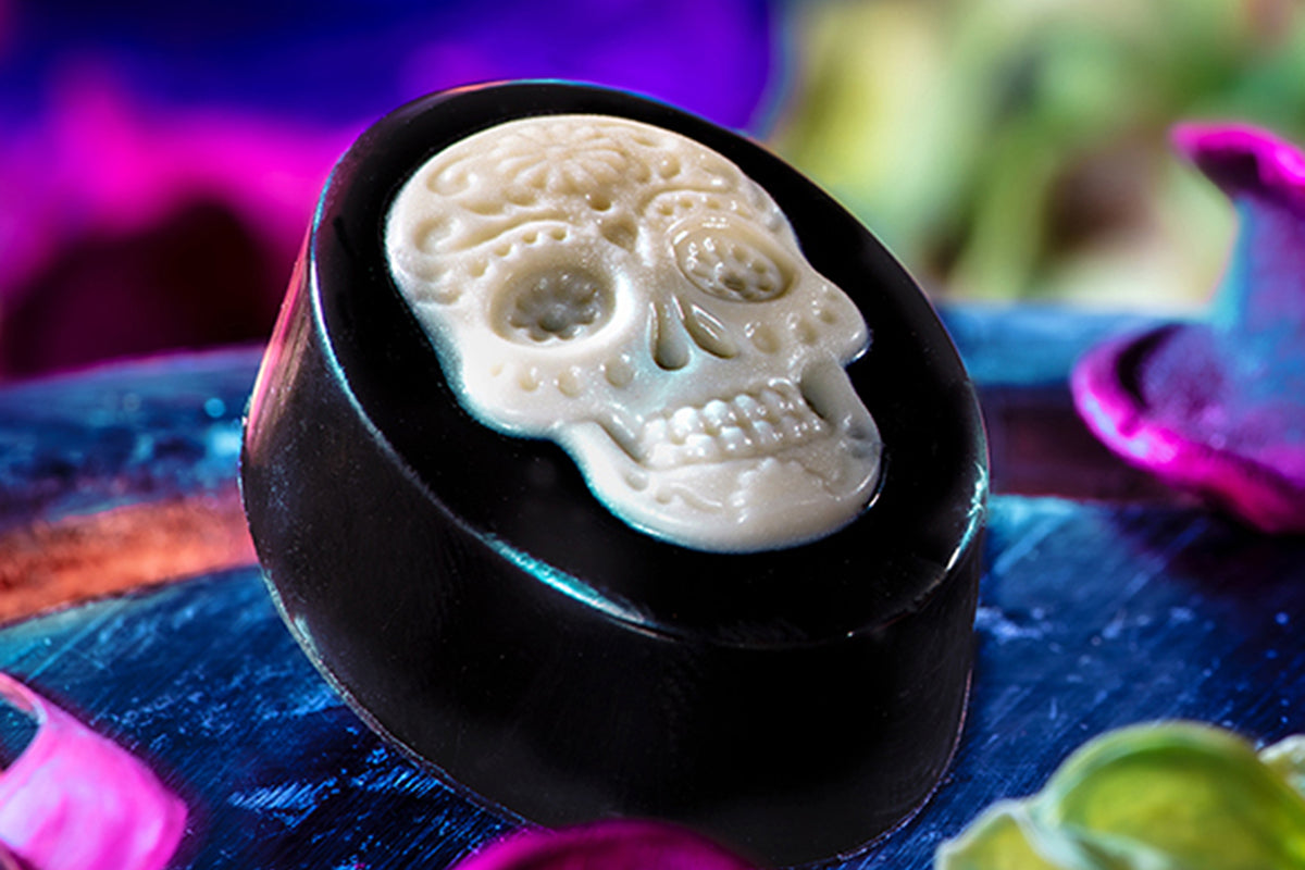 CW12135 - Chocolate World - Mold Día De Los Muertos Polycarbonate Mould