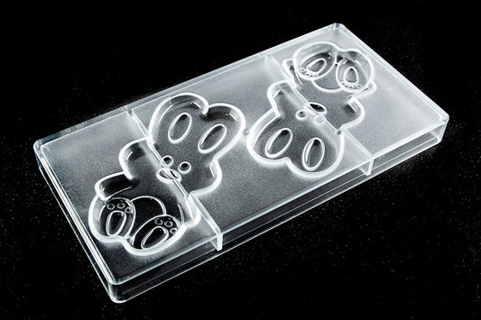 CW12136 - Chocolate World - Bunny Shape Tablet Polycarbonate Mould