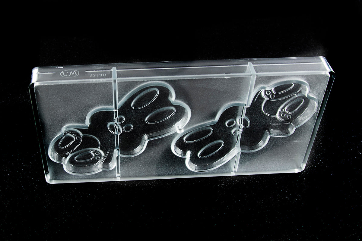 CW12136 - Chocolate World - Bunny Shape Tablet Polycarbonate Mould