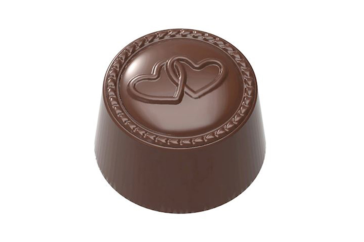 CW12138 - Chocolate World - Engagement Hearts Polycarbonate Mould