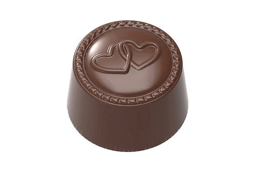 CW12138 - Chocolate World - Engagement Hearts Polycarbonate Mould