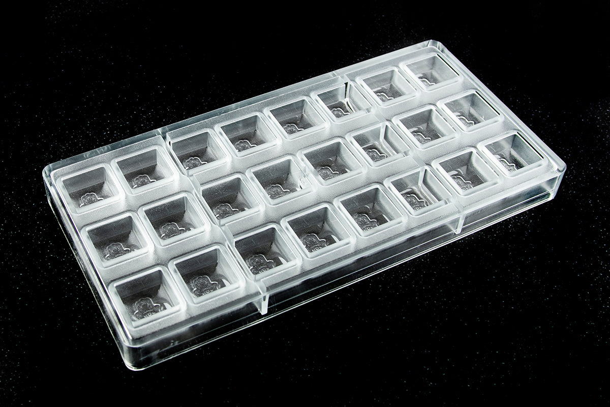 CW12139 - Chocolate World - Hand Of Fatima Square Polycarbonate Mould