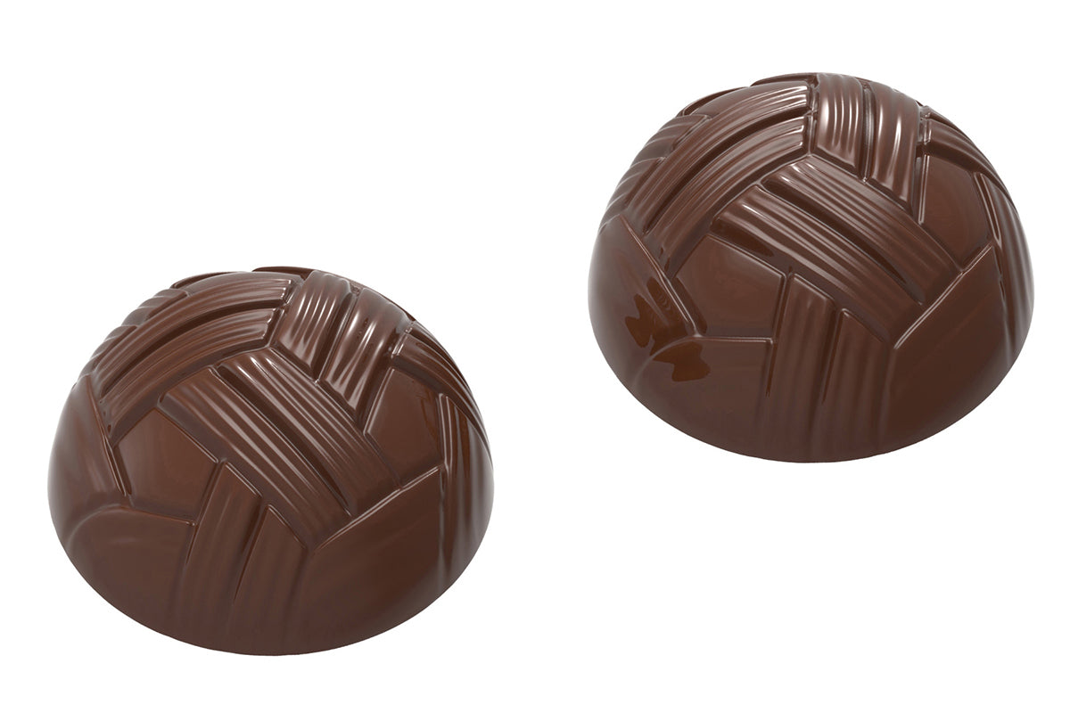 CW12144 - Chocolate World - Sepak Takraw Ball Polycarbonate Mould