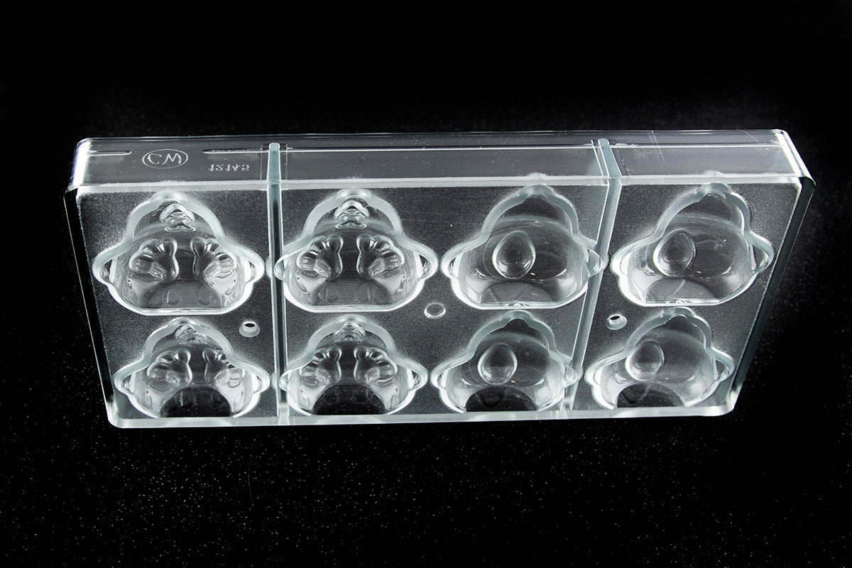 CW12145 - Chocolate World - Small Round Chicken Polycarbonate Mould