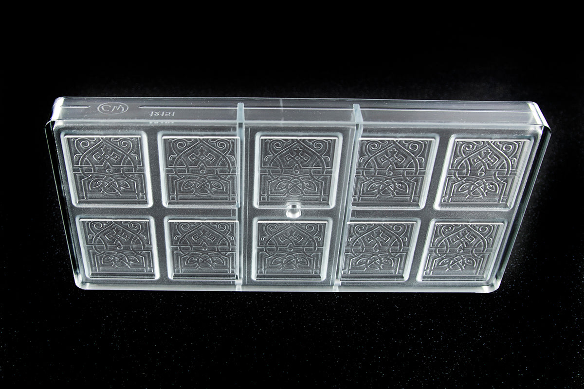 CW12151 - Chocolate World - Oriental Caraque Polycarbonate Mould