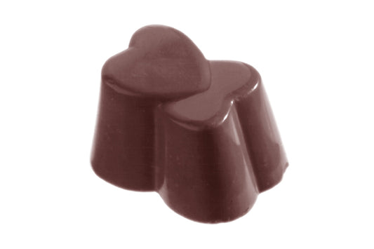 CW1216 - Chocolate World - Chocolate Heart Double Polycarbonate Mould