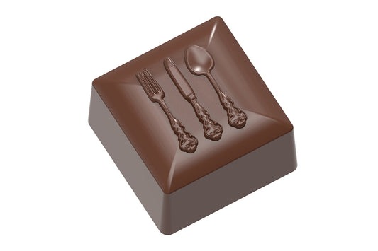 CW12160 - Chocolate World - Victorian Cutlery Polycarbonate Mould