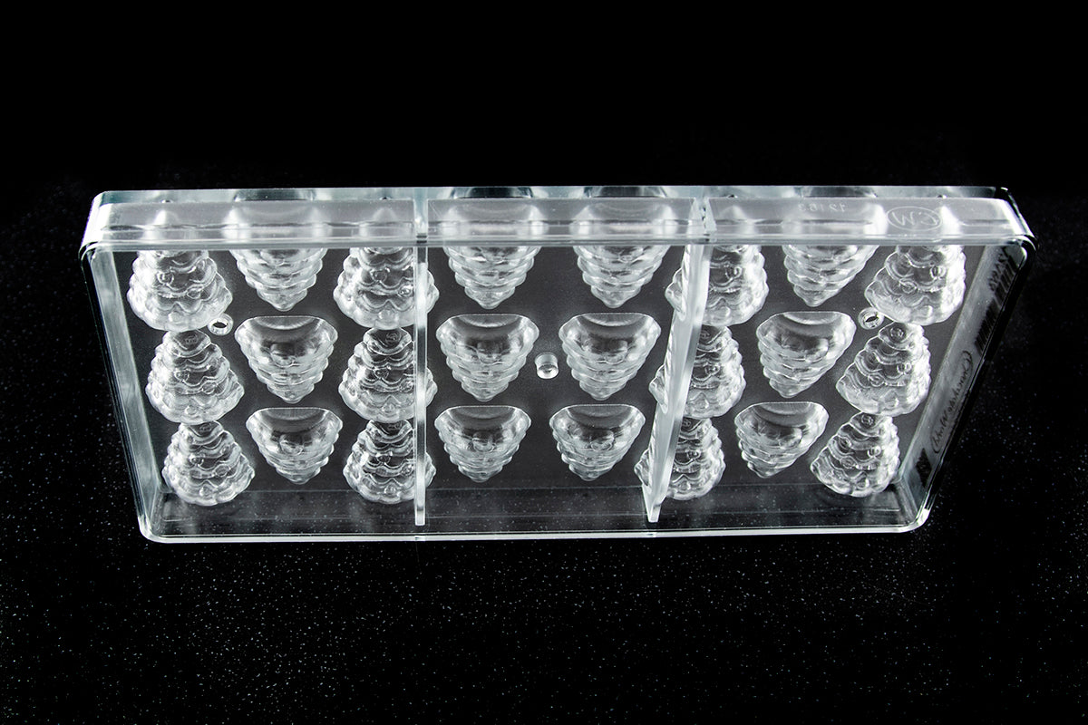 CW12163 - Chocolate World - Christmas Tree Polycarbonate Mould