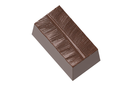 CW12170 - Chocolate World - Block Banana Leaf - Nora Chokladskola Polycarbonate Mould