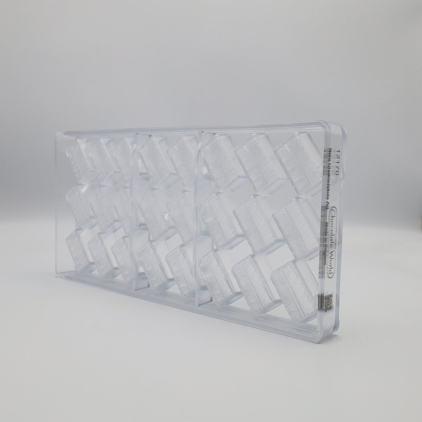 CW12170 - Chocolate World - Block Banana Leaf - Nora Chokladskola Polycarbonate Mould