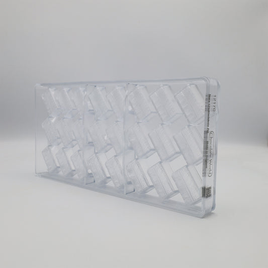 CW12170 - Chocolate World - Block Banana Leaf - Nora Chokladskola Polycarbonate Mould