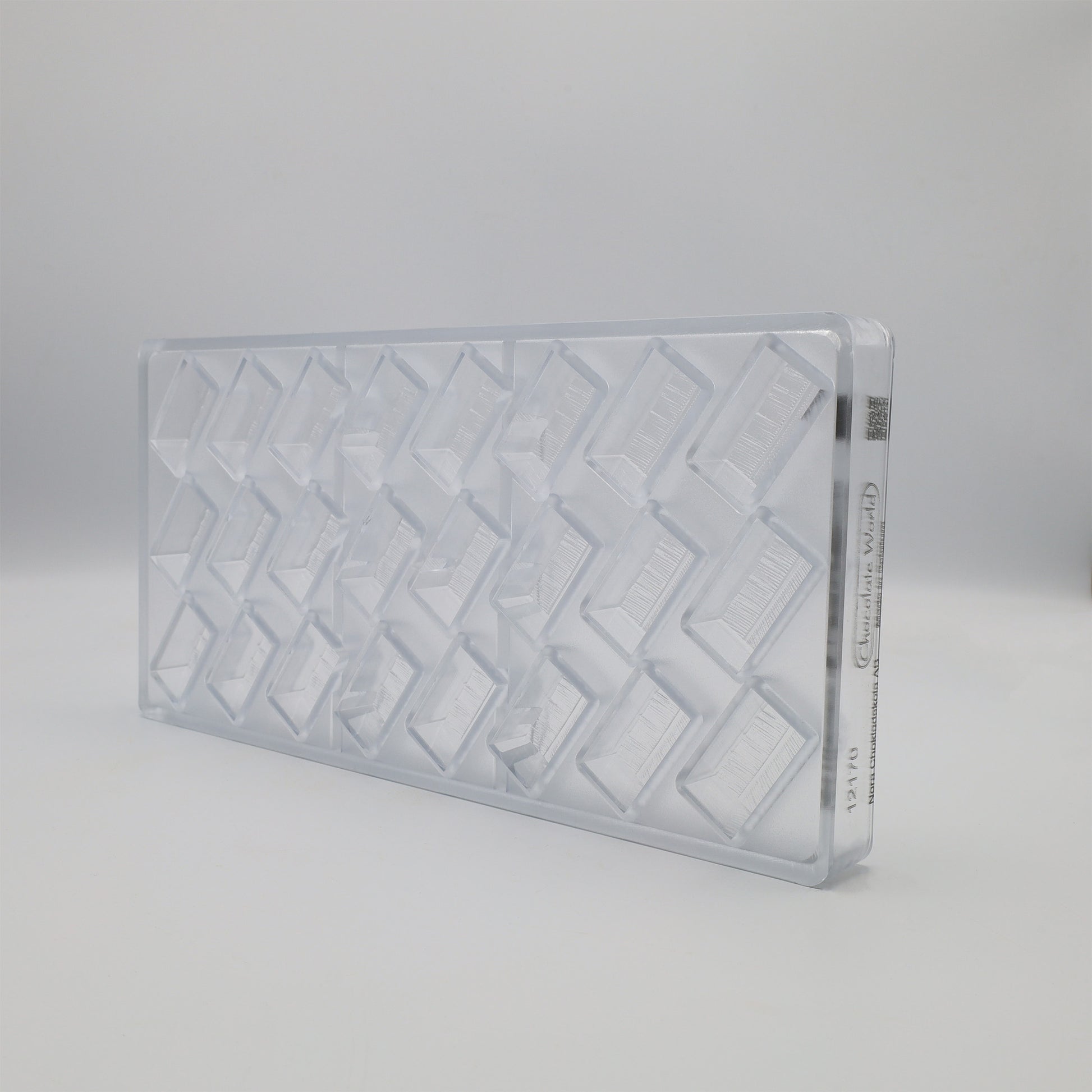 CW12170 - Chocolate World - Block Banana Leaf - Nora Chokladskola Polycarbonate Mould