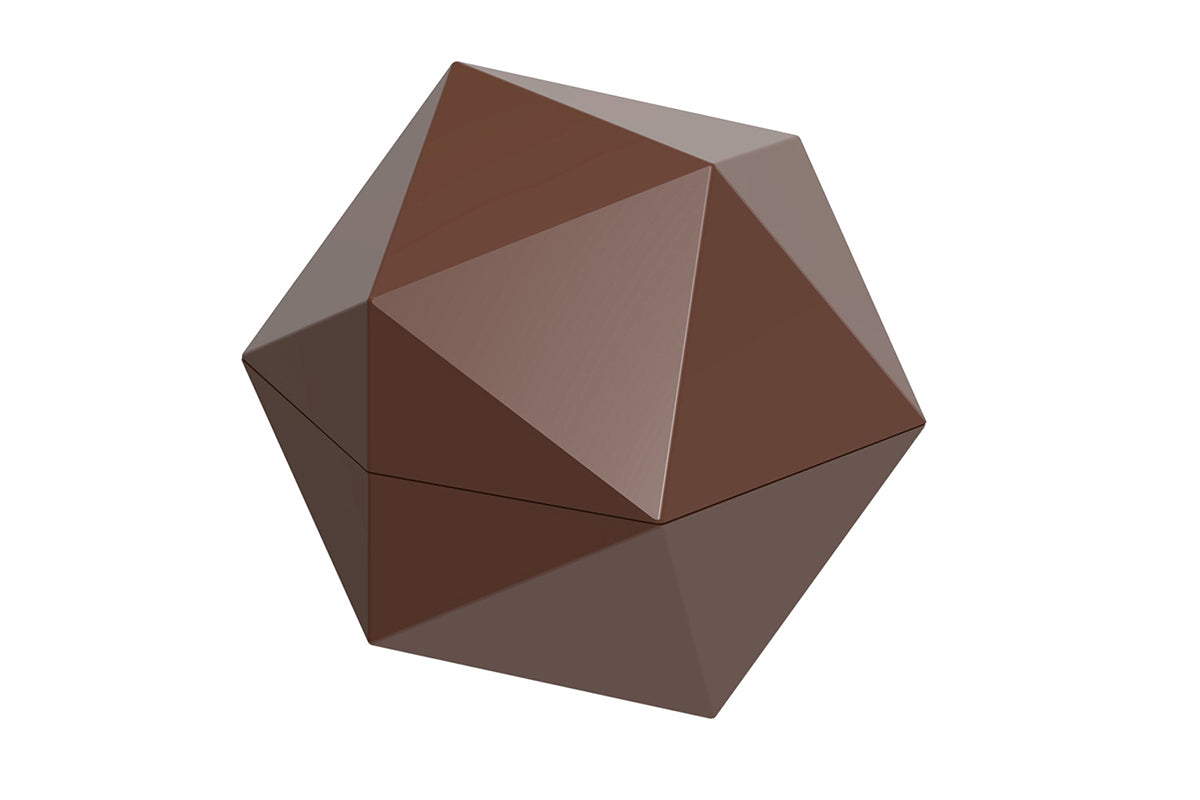 CW12183 - Chocolate World - D20 Dice - Stijn Vandenbouhede Polycarbonate Mould