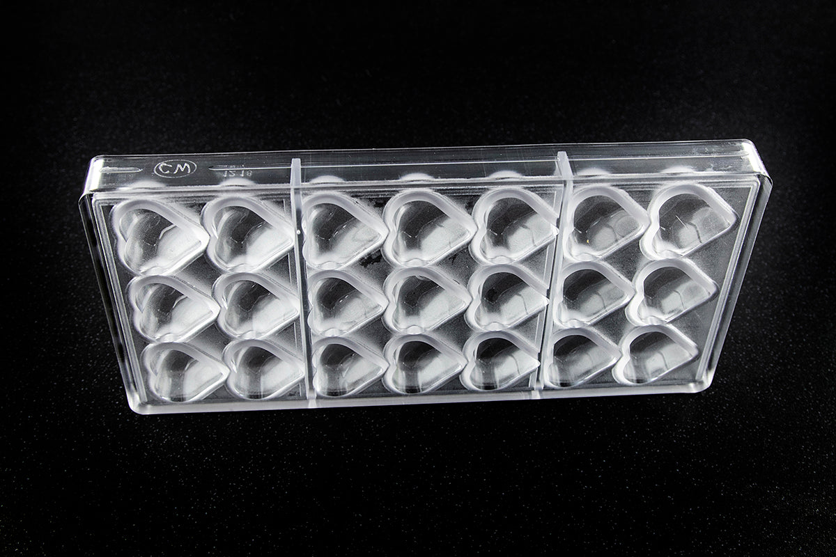 CW1218 - Chocolate World - Small Puffy Heart Polycarbonate Mould