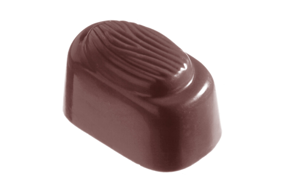 CW1233 - Chocolate World - Chocolate Almond Cube Polycarbonate Mould