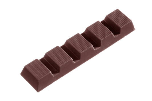 CW1256 - Chocolate World - Chocolate Bar Lined Polycarbonate Mould