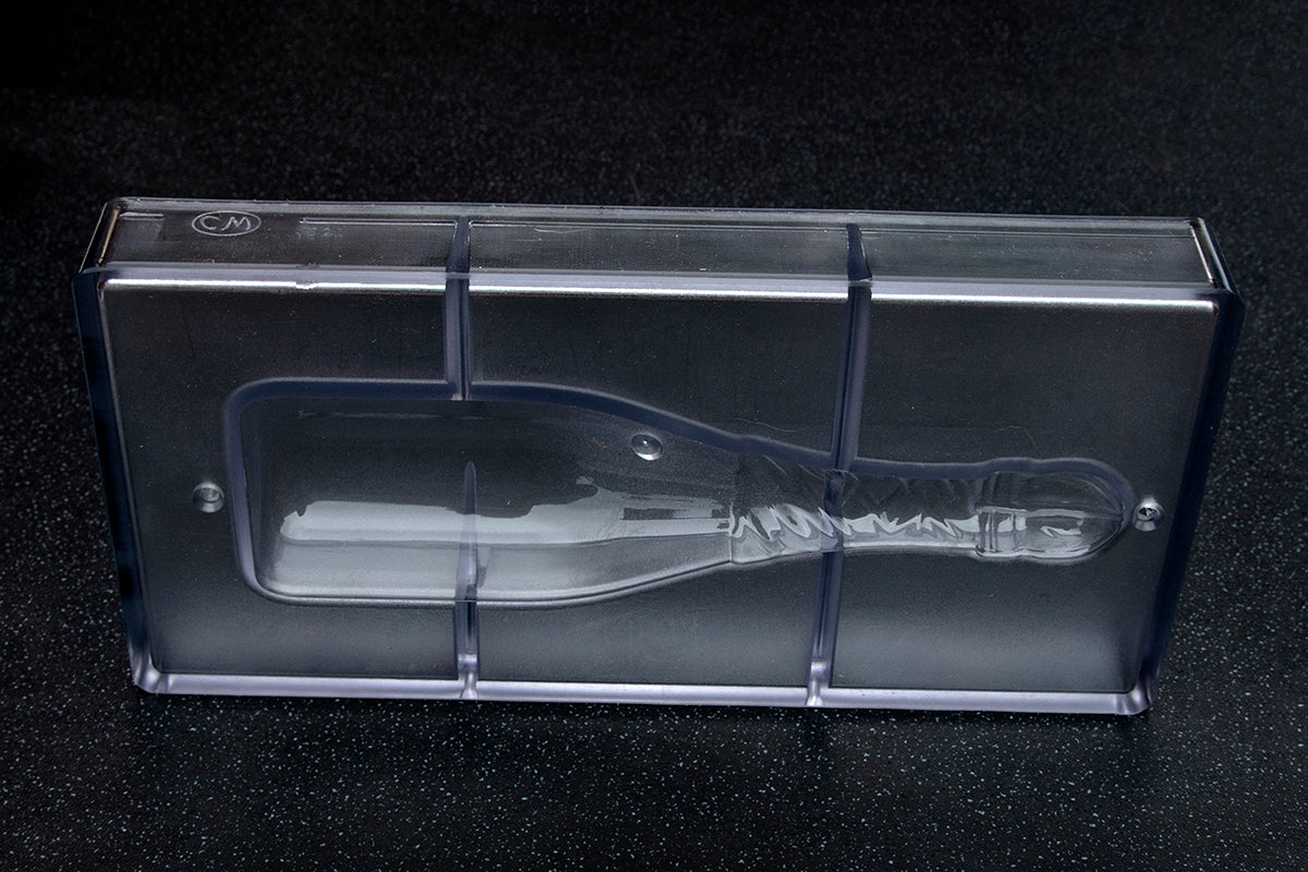 CW1257 - Chocolate World - 1/2 L Champagne Bottle Polycarbonate Mould