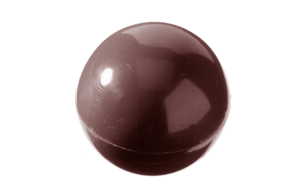 CW1258 - Chocolate World - Half Sphere Ø 27 mm Polycarbonate Mould