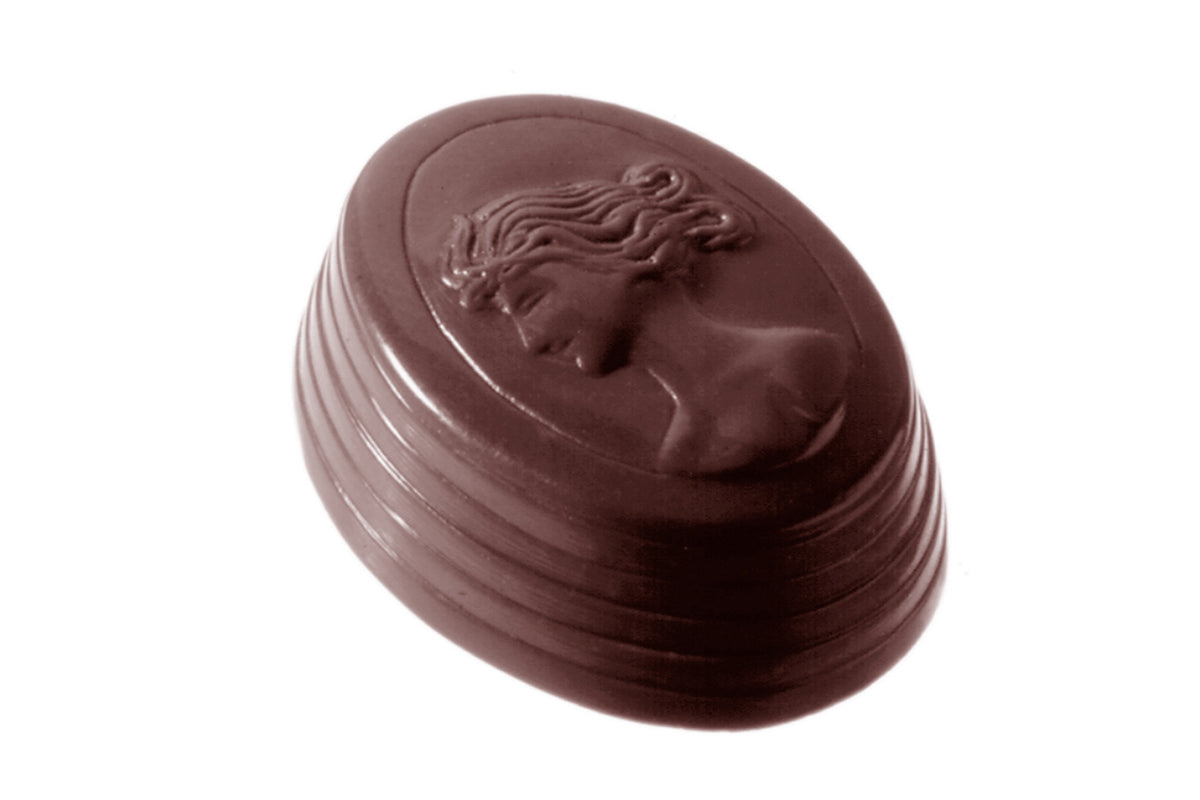 CW1274 - Chocolate World - Chocolate Camee Polycarbonate Mould