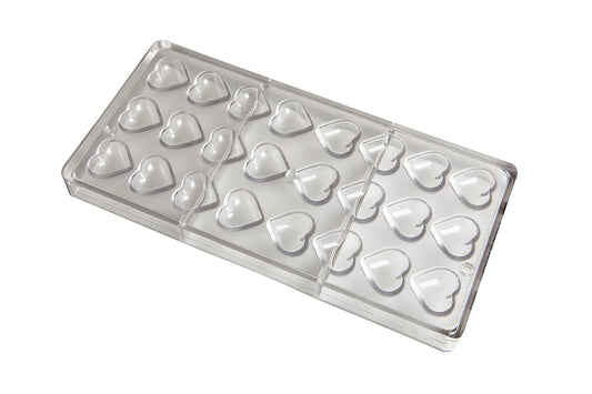 CW1280 - Chocolate World - Chocolate Heart 2 X 5 g Polycarbonate Mould
