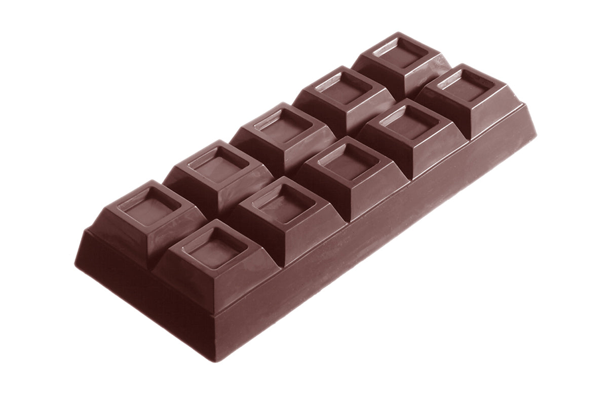 CW1309 - Chocolate World - Chocolateworm Block 1 Kg Polycarbonate Mould