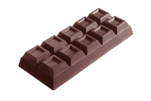 CW1309 - Chocolate World - Chocolateworm Block 1 Kg Polycarbonate Mould