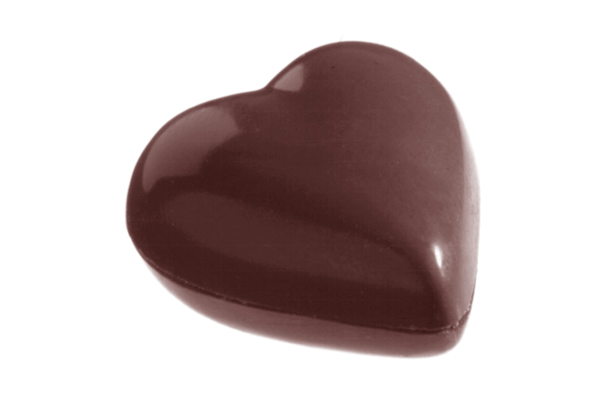 CW1314 - Chocolate World - Chocolate Heart 2 x 5 g Polycarbonate Mould
