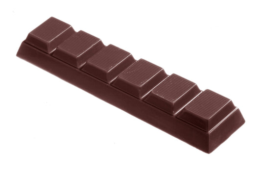 CW1315 - Chocolate World - Chocolate Tablet Lined Polycarbonate Mould