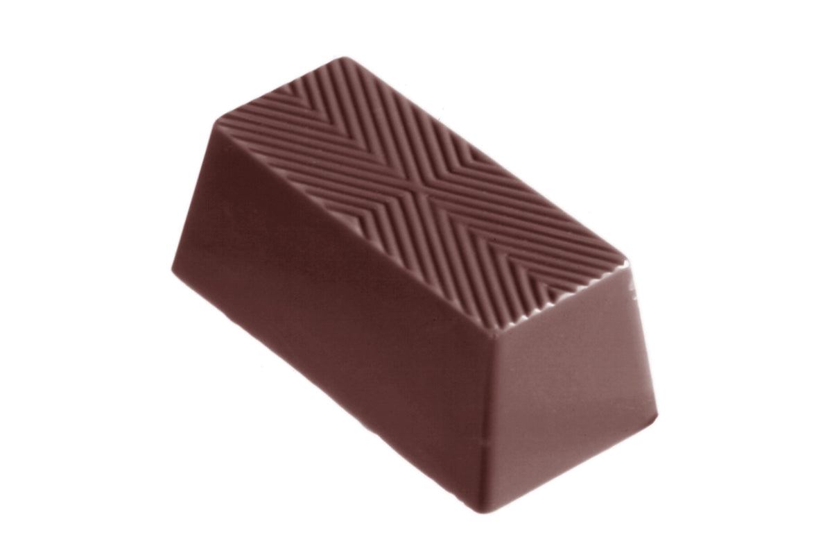 CW1323 - Chocolate World - Chocolate Square Block Polycarbonate Mould