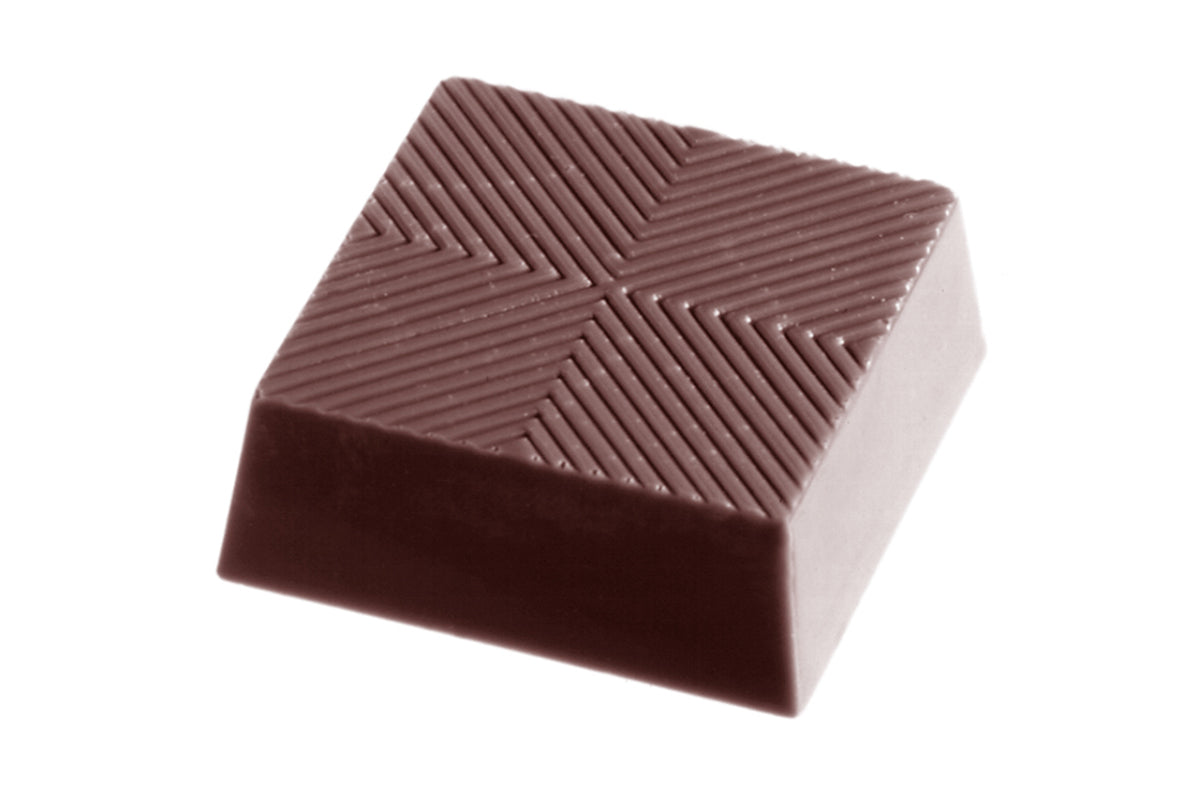 CW1326 - Chocolate World - Chocolate Square Polycarbonate Mould