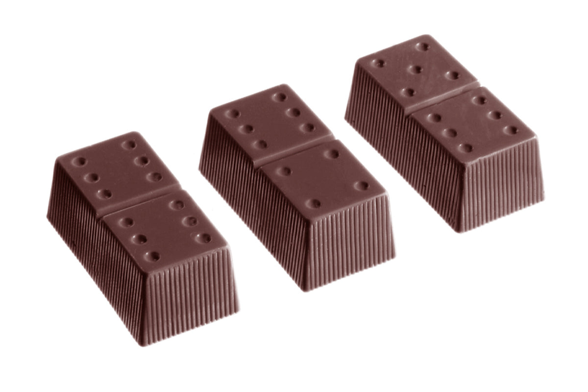 CW1330 - Chocolate World - Chocolate Domino Polycarbonate Mould