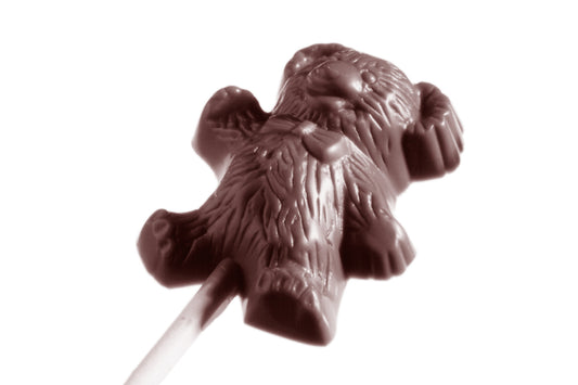 CW1354 - Chocolate World - Chocolate Lollipop Bear Polycarbonate Mould