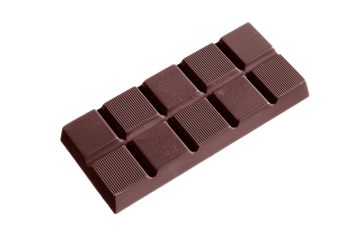 CW1366 - Chocolate World - 41 g Chocolate Tablet Polycarbonate Mould